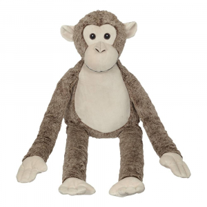 Stofftier Affe mit langen Armen und Beinen